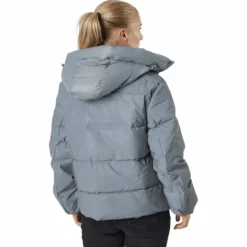 W. Hooded Reflective Puffer Ja Silver