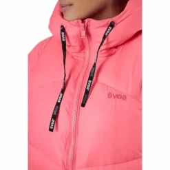 W. Mid Length Shiny Jacket Happy Pink