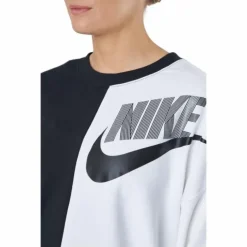 W Nsw Ft Flc Oos Crew Dnc Black/white