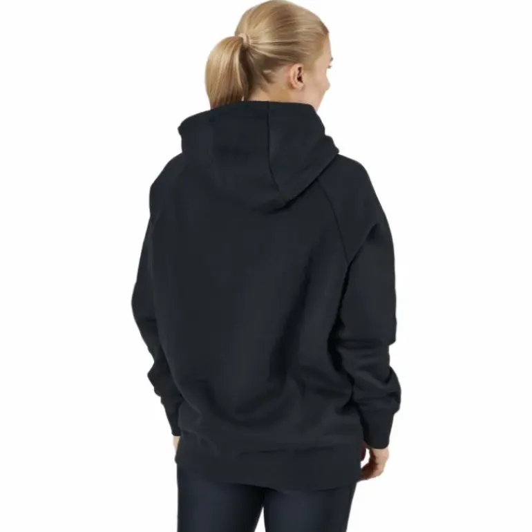 W Nsw Po Hoodie Os Bb Flc Prnt Black/white