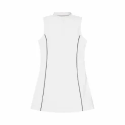 W Pique Dress White