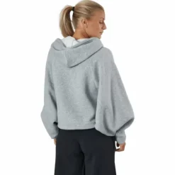 W Pr Hoodie Rlx Fleece Medium Grey Heather