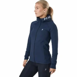 W Rider Zip Hood Blue Shadow