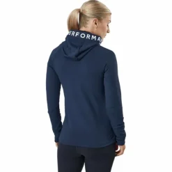 W Rider Zip Hood Blue Shadow