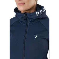 W Rider Zip Hood Blue Shadow