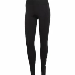 W Stacked Logo Cotton Tights Black / White