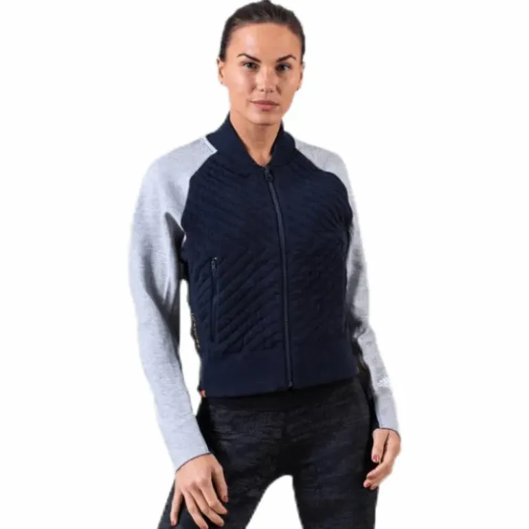 W VRCT JKT HB Blue/Grey