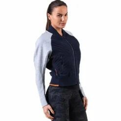 W VRCT JKT HB Blue/Grey
