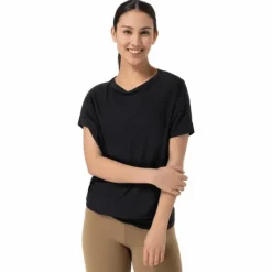 W Yoga Loose Tee Black