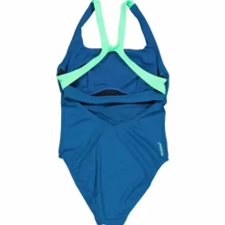 Womens Flex Band Swimsuit With Blue/green