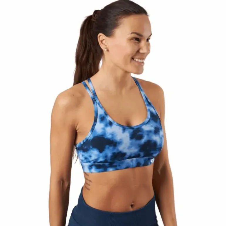 Women's Form Strappy Crop Top Blue