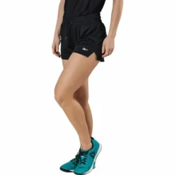 Wor Knit Poly Short Black