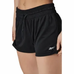 Wor Knit Poly Short Black