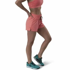 Wor Knit Poly Short Pink