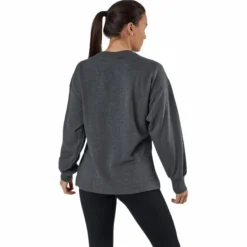 Yoga French Terry Fleece LS Black/Grey
