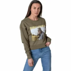 Ziggy L/S O-Neck Box Swt Green