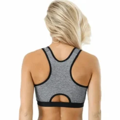 Zip Bra Grey