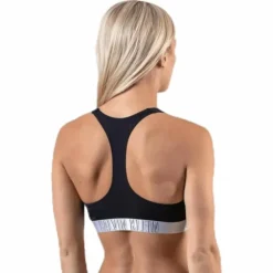 Zip Bralette-Rp Black